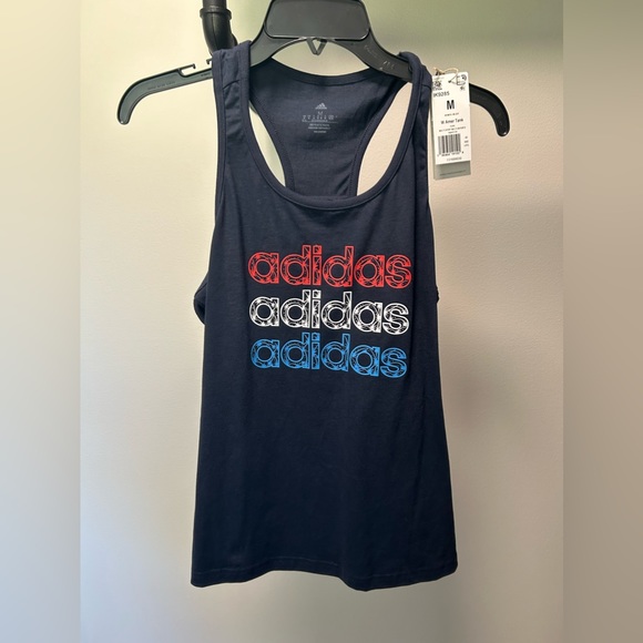 adidas Tops - NWT- Women’s Adidas Tank Top Navy Blue Size Medium